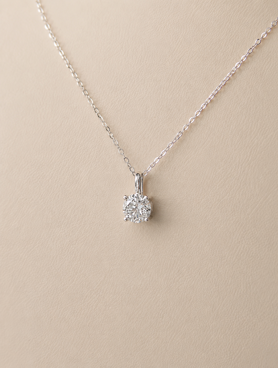 Simplicity Diamant Halskæde Hvidguld 18 K