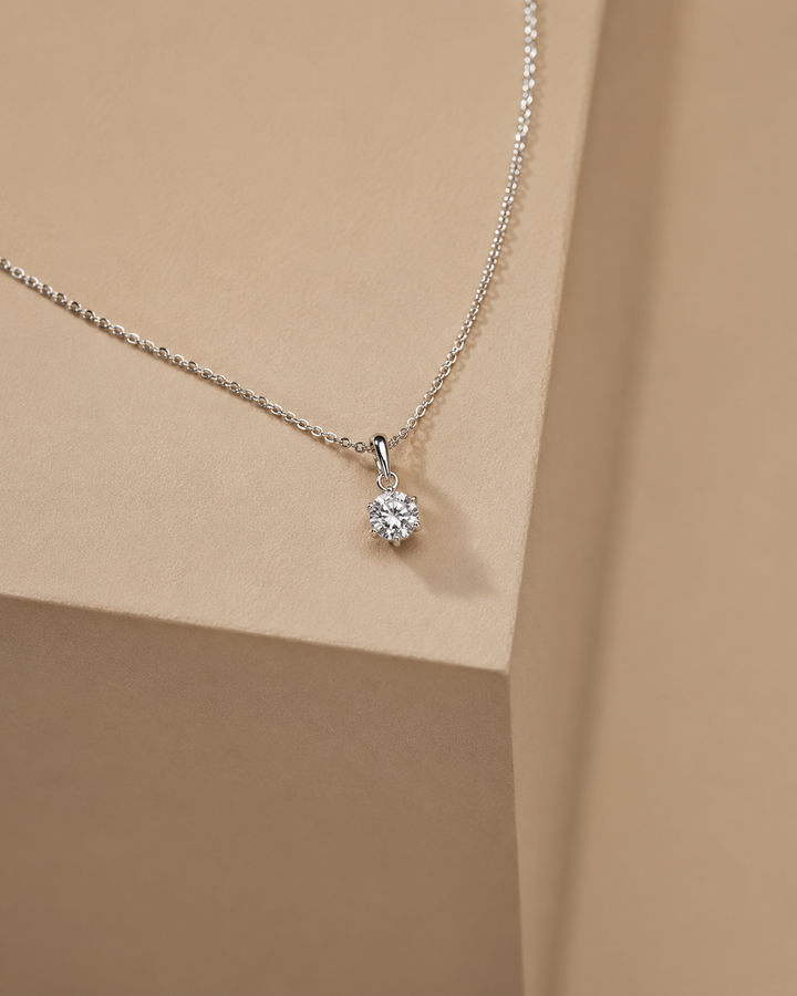 CHR DIAMANT BRILLIANT HALSKÆDE 1 CT. SILVER EDITION