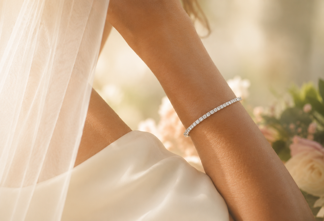 CHR Diamant Tennis Armbånd 2.8 mm. 14 K Hvidguld