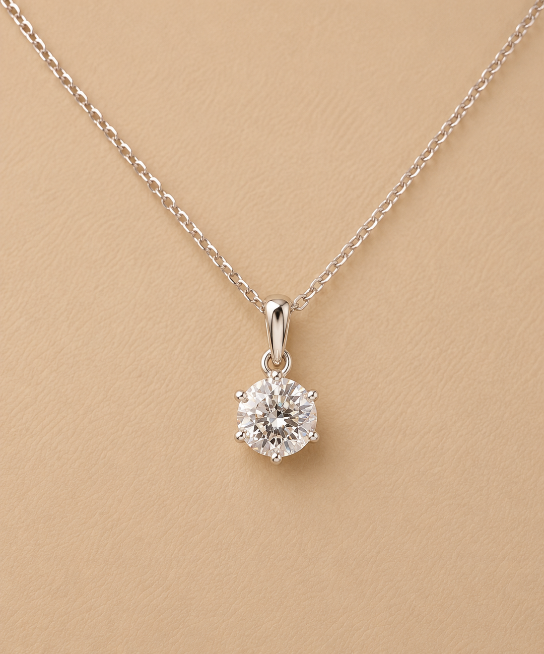 CHR DIAMANT BRILLIANT HALSKÆDE 1 CT. SILVER EDITION