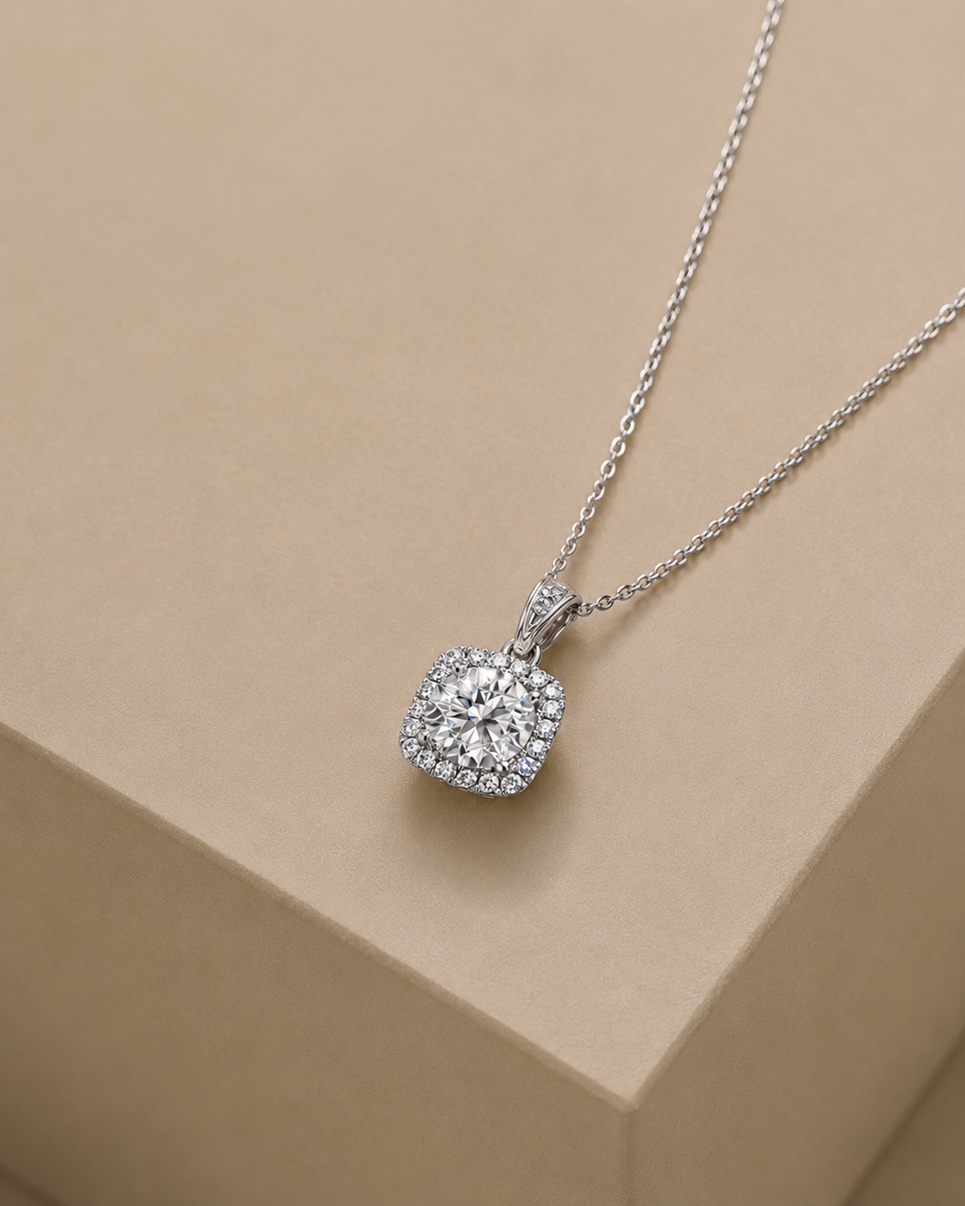 My Lady Cushion Diamant Pendant