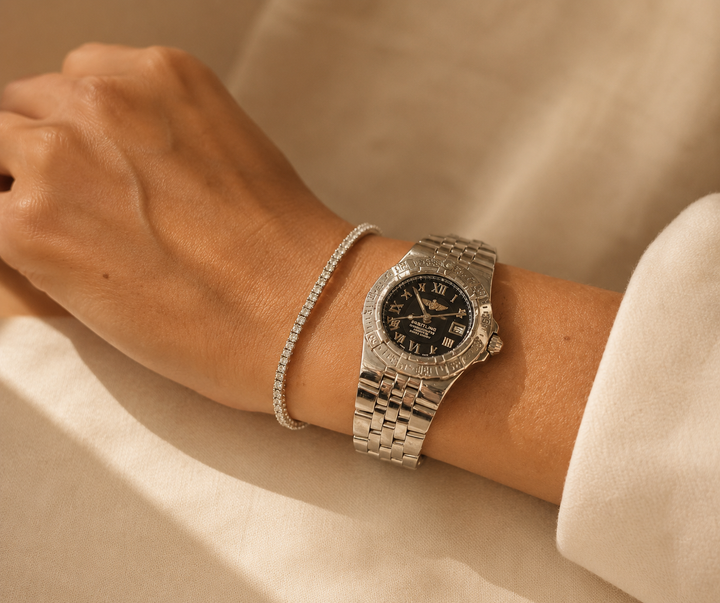 CHR Diamant Tennis Armbånd 2 mm 10K 14 K Hvidguld