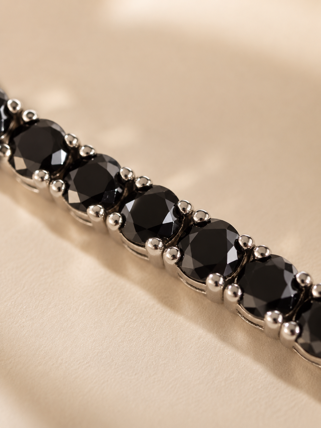 CHR TENNISARMBÅND 3 MM BLACK EDT.