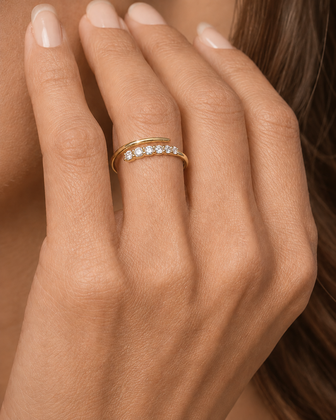 Crossover Guld Ring