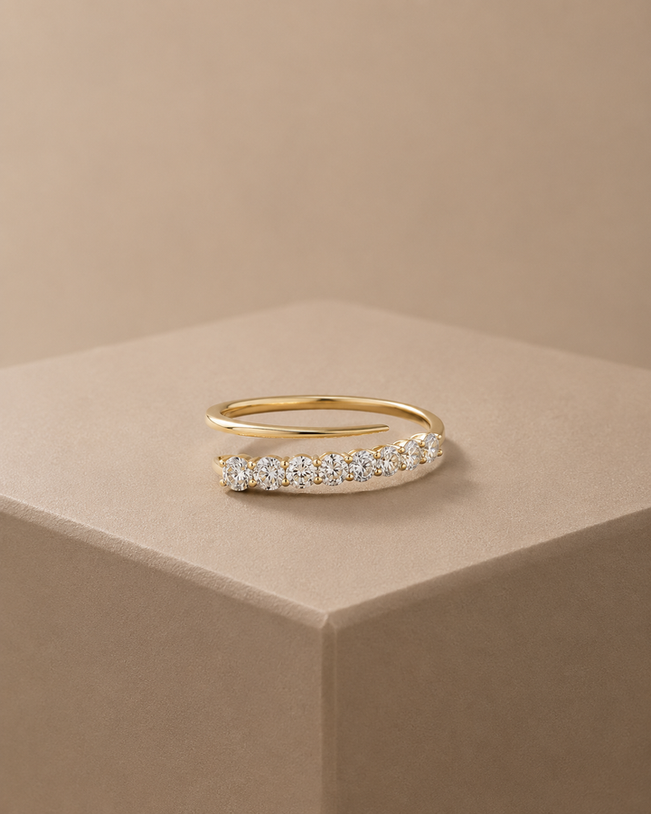Crossover Guld Ring