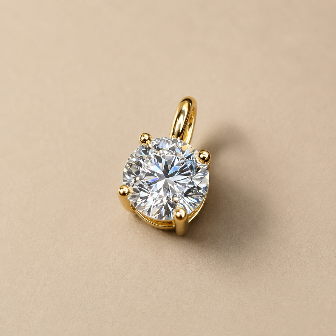 Diamant Simplicity Vedhæng 18K