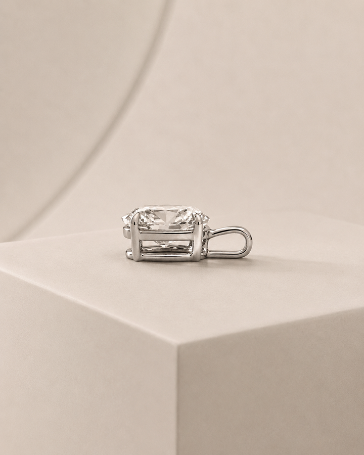 DIAMANT VEDHÆNG OVAL CUT PLATIN 1.19 CT