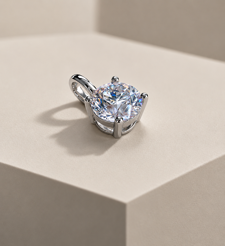Simplicity Diamant Vedhæng 18K Hvidguld