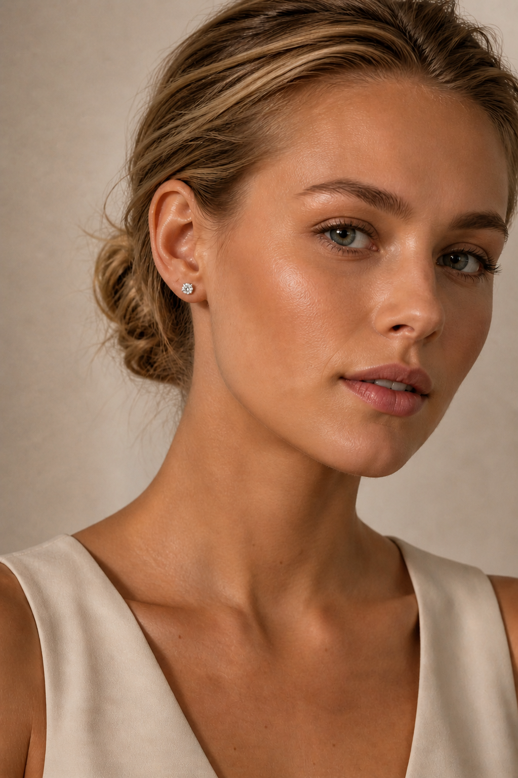 CHR Diamant Ørestikker 18K Hvidguld 2.15 CT