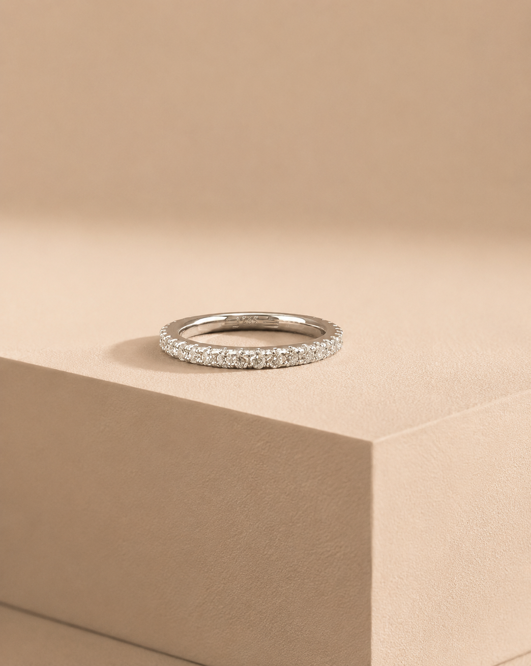 Full Minimalistic Eternity Ring Sølv