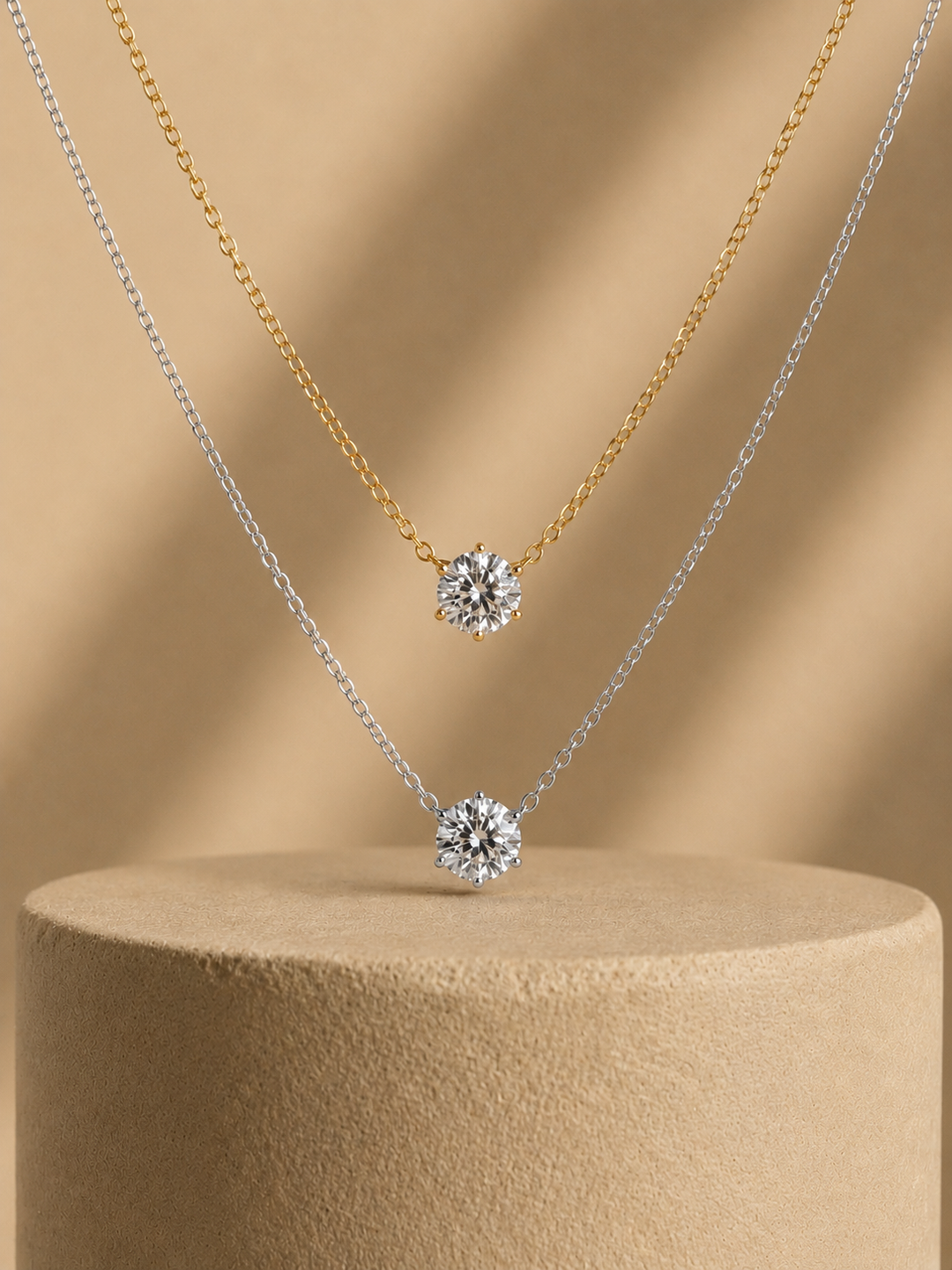 Grace Diamant Halskæde 18K Hvidguld