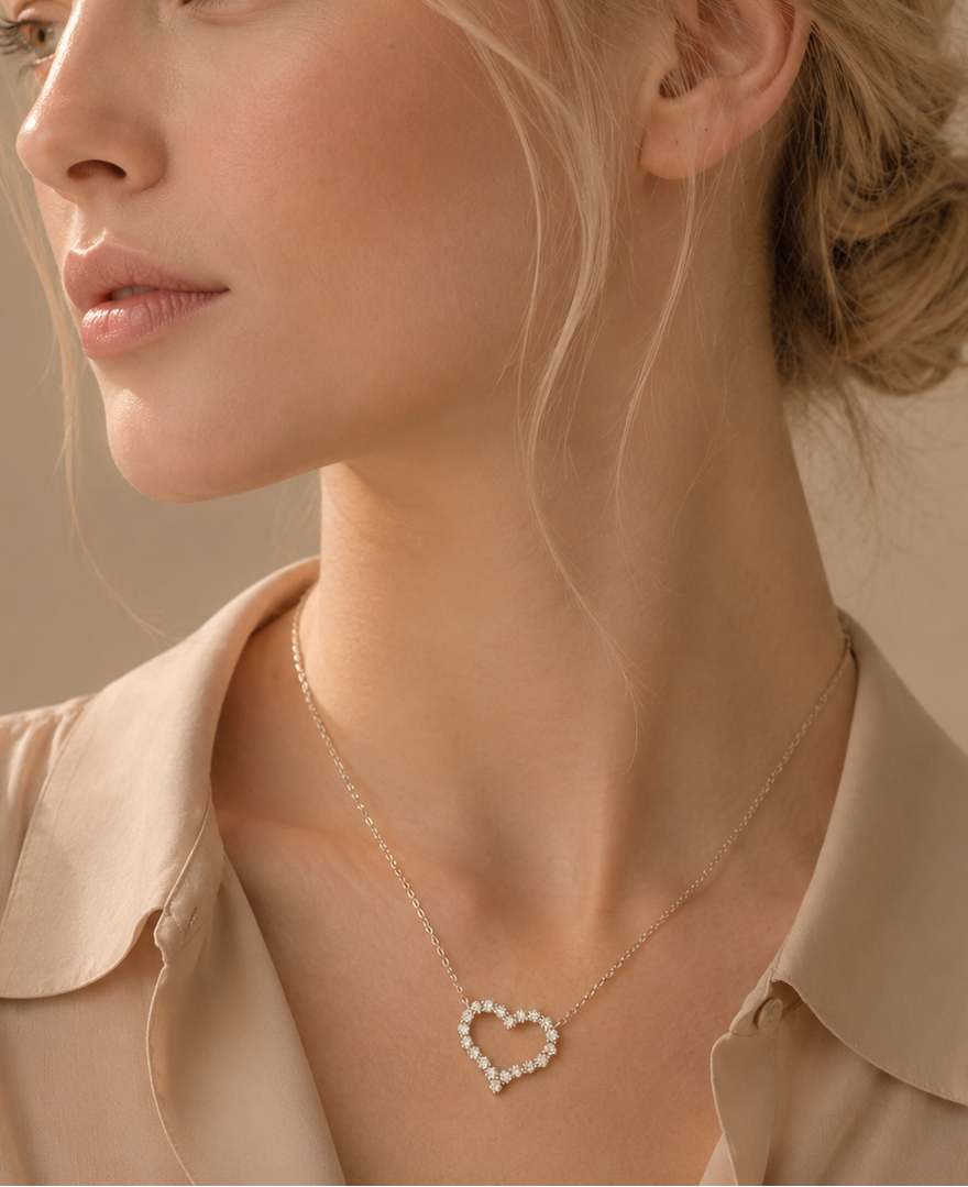 Heartshape Halskæde