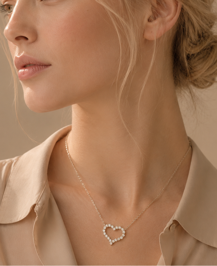 Heartshape Halskæde