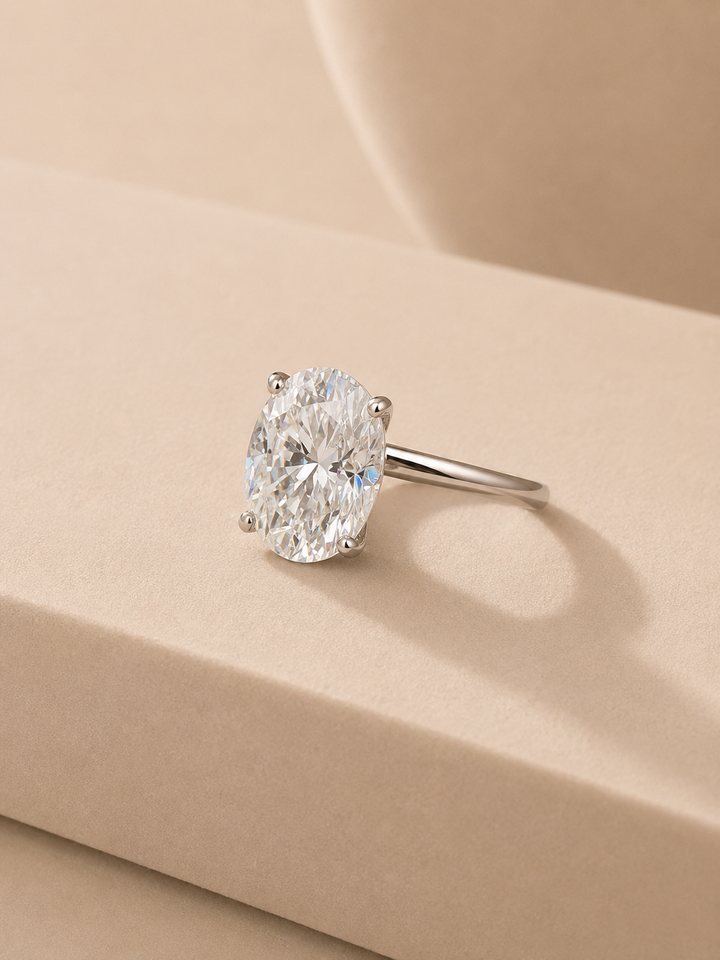Oval Cut Silver Edt.
