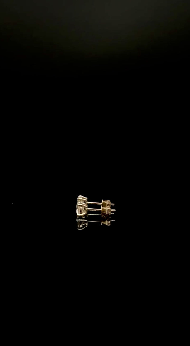 Diamant Ørestikker 14 Karat Guld