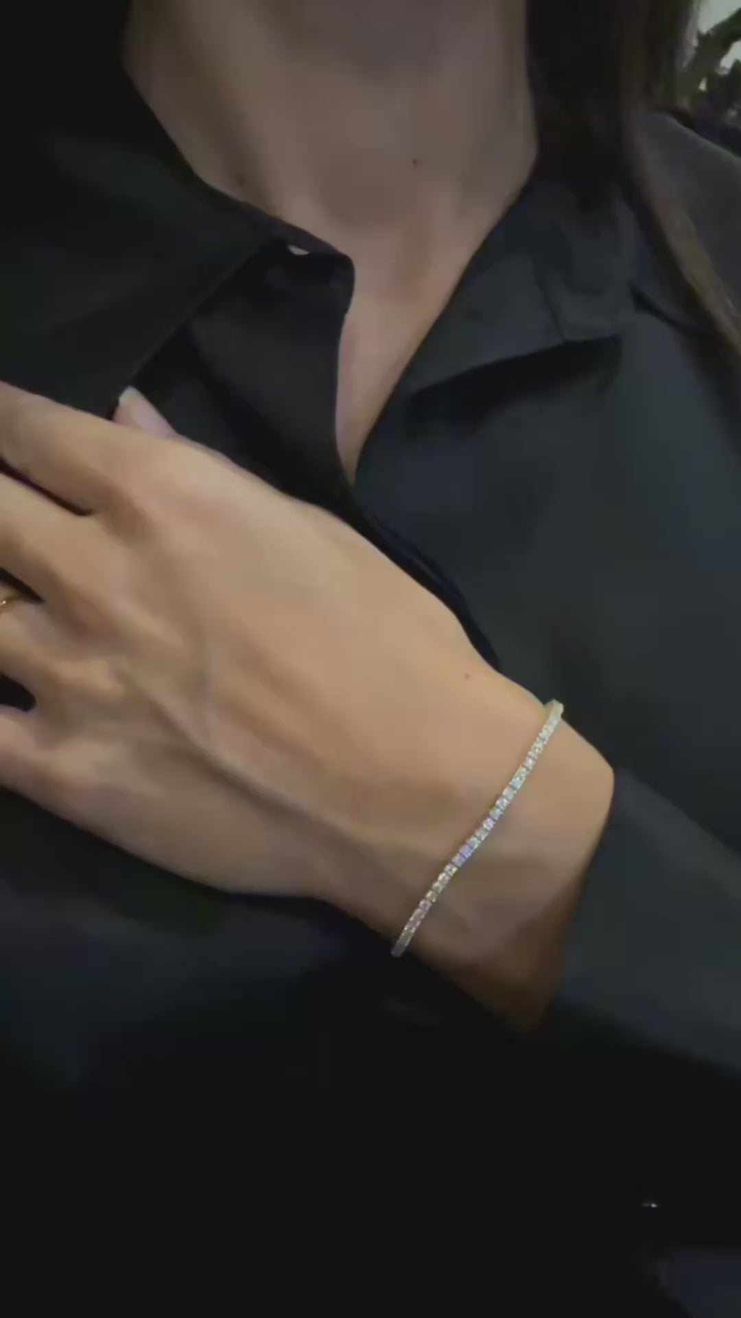 CHR Tennis Armbånd 2 mm Golden Edt.