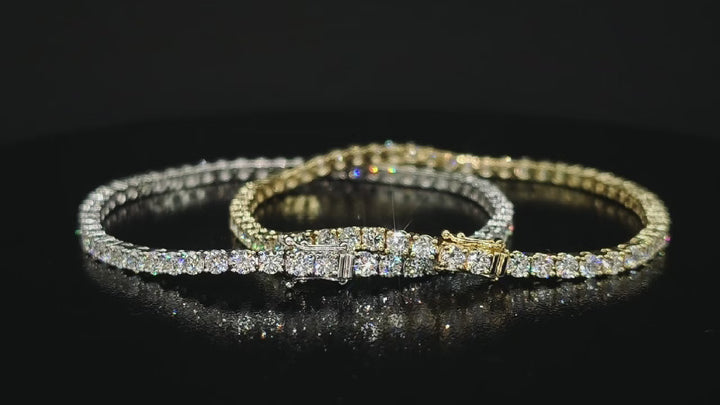 CHR Diamant Tennis Armbånd 2.8 mm. 14 K Hvidguld