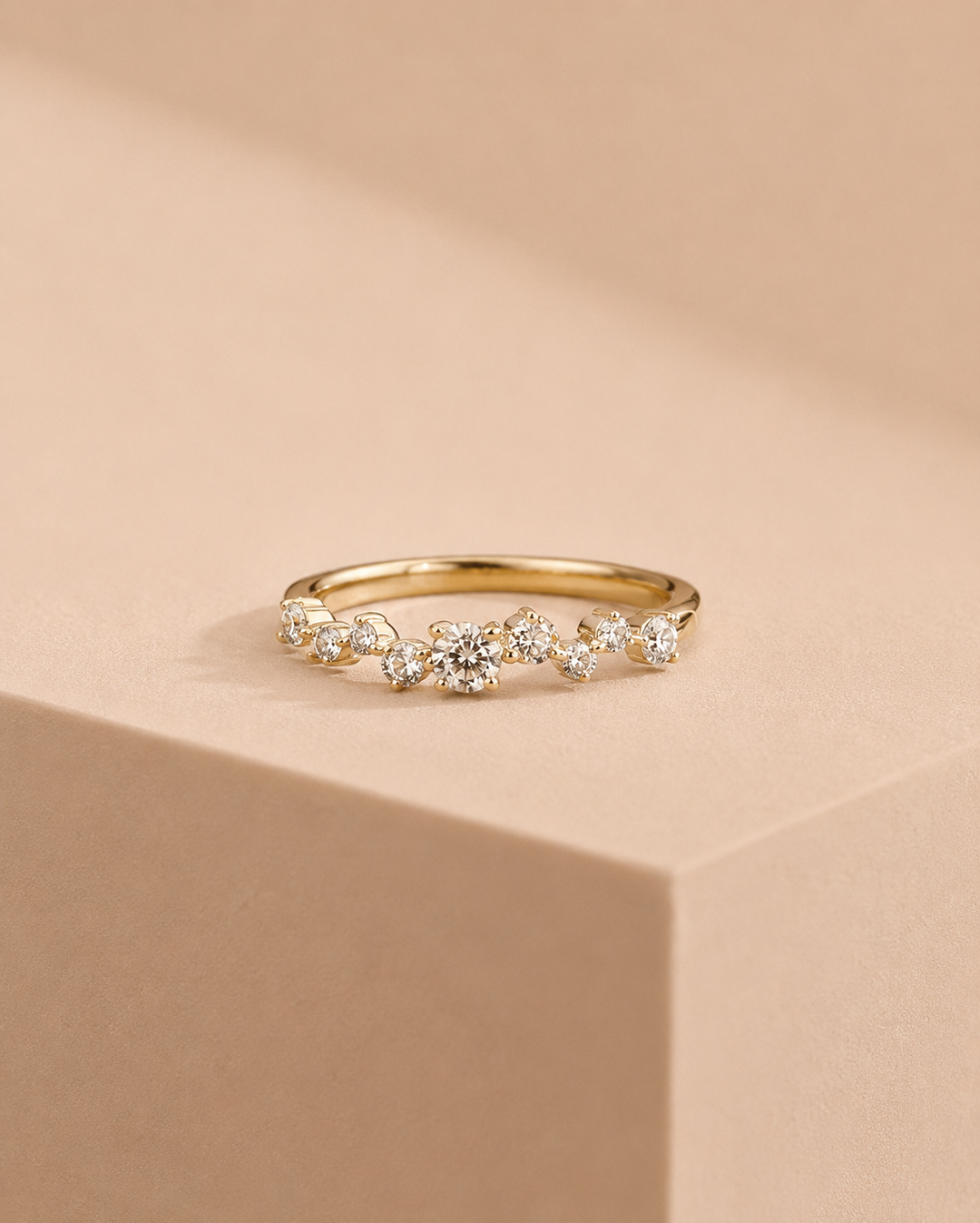 Simple Mess Ring Guld