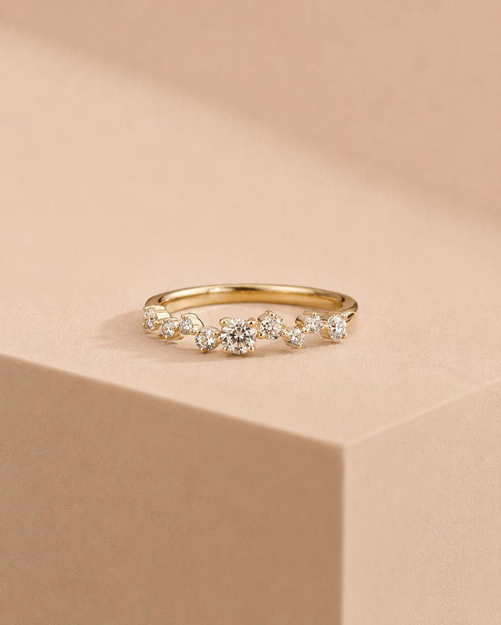 Simple Mess Ring Guld