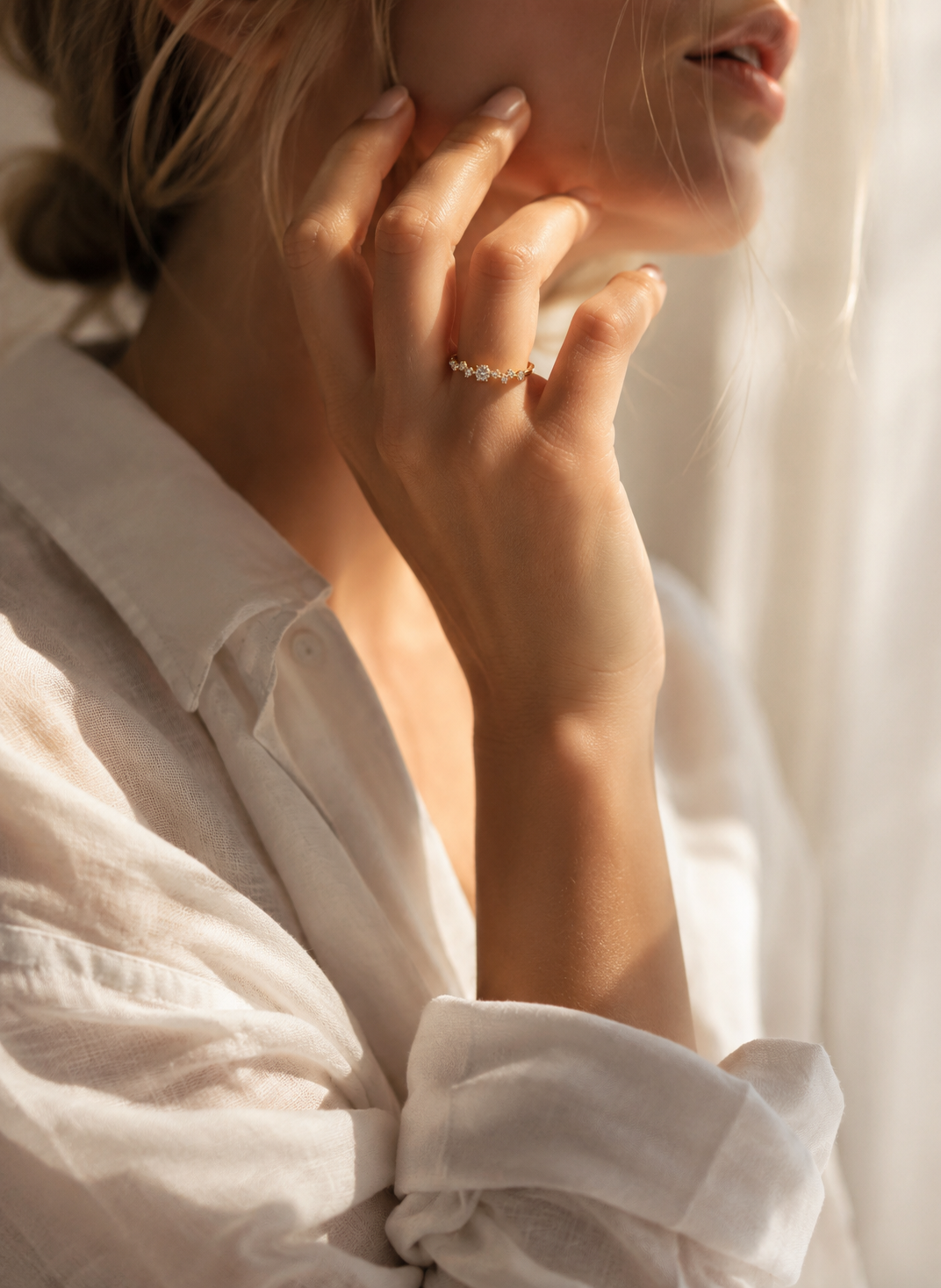 Simple Mess Ring Guld