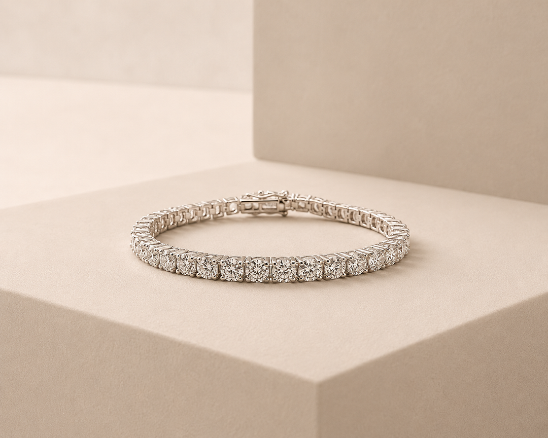 Tennis Armbånd 0.3 CT 4 mm Sølv