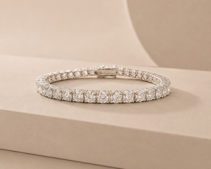 Tennis Armbånd 0.5 CT 5 mm. Sølv